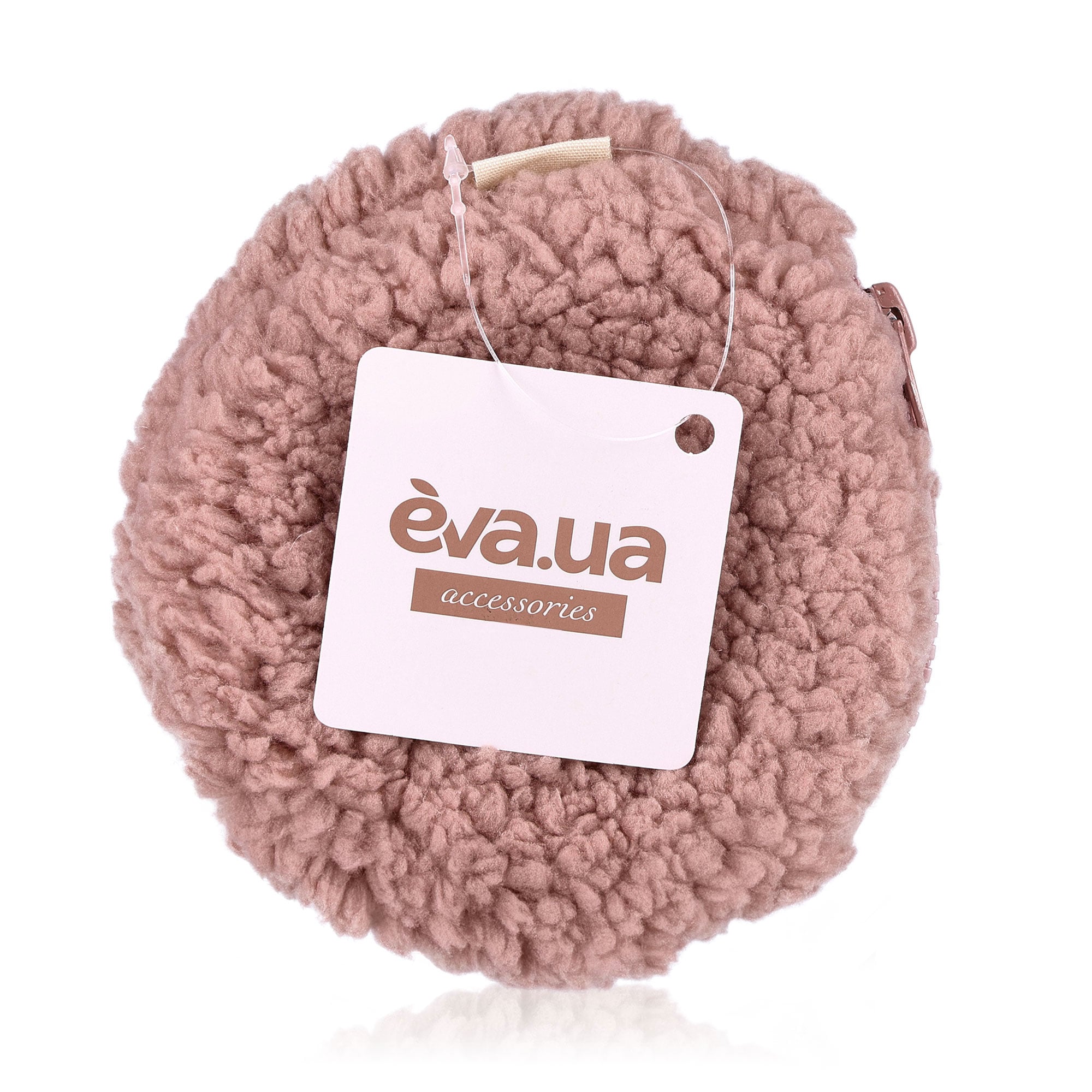 Косметичка EVA.UA Хмаринка, пудра, круг, 12*2 см (AN05)